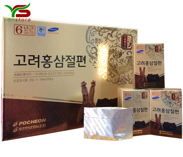 Sâm lát mật ong: 10 gói x 20g