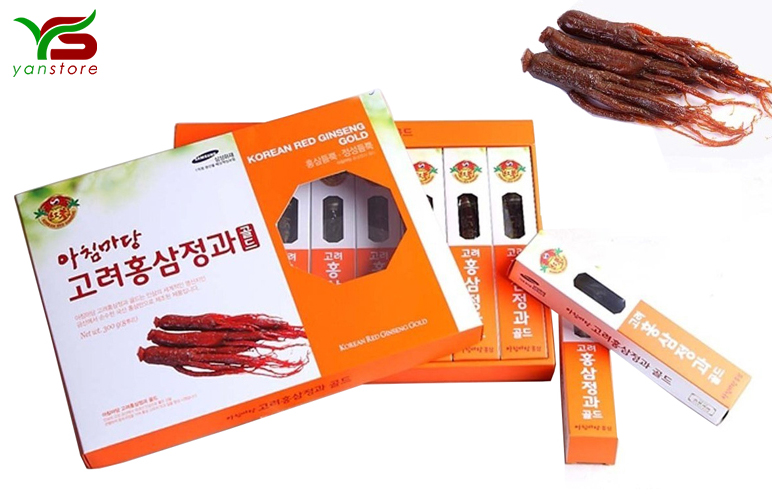 Hồng sâm tẩm mật ong Korean Red Ginseng Gold 8 củ