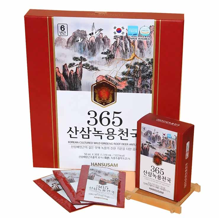 Nước hồng sâm nhung hươu 365 Hàn Quốc