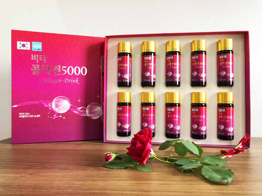 Nước uống đẹp da bổ bung bollagen vita 5000